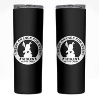 I Wear Orange For Every Stolen American Native Child Skinny Tumbler Bring Our Children Home Orange Day - Wonder Print Shop