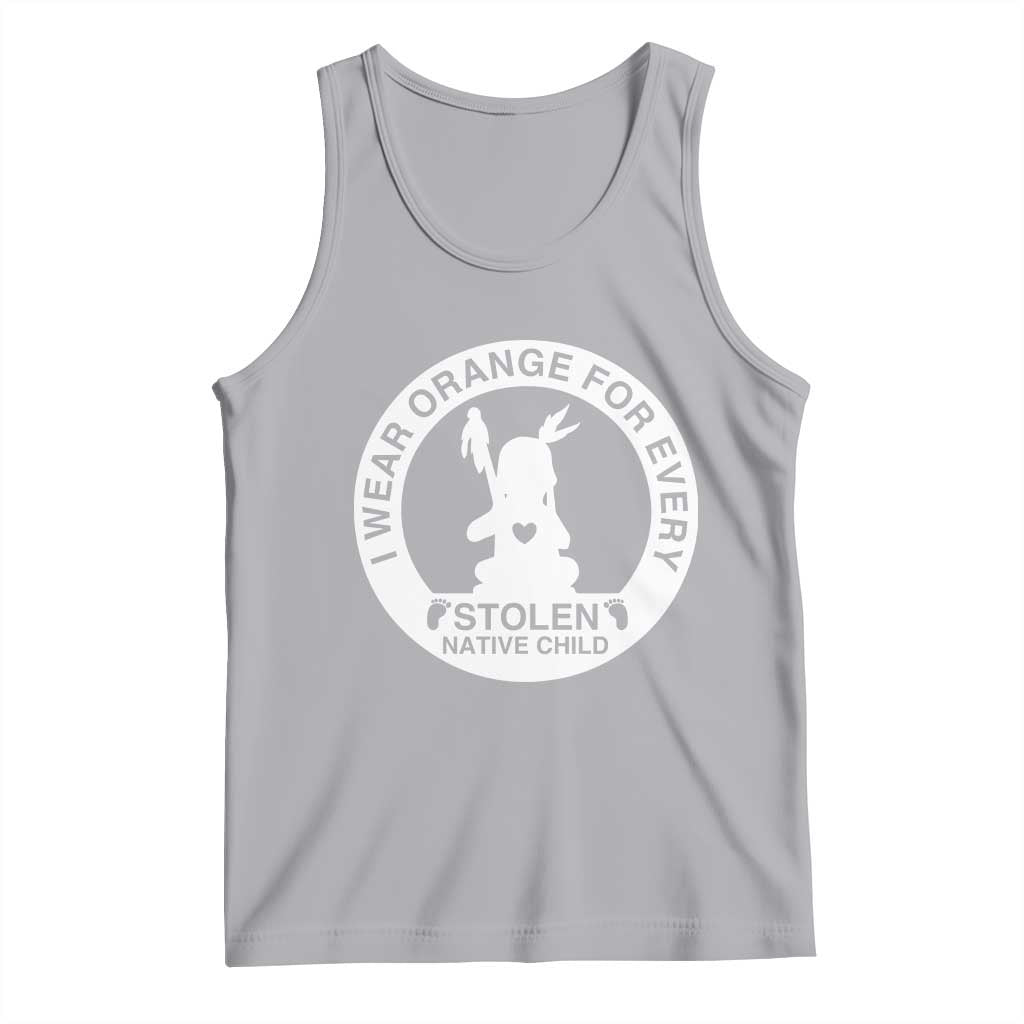I Wear Orange For Every Stolen American Native Child Tank Top Bring Our Children Home Orange Day - Wonder Print Shop