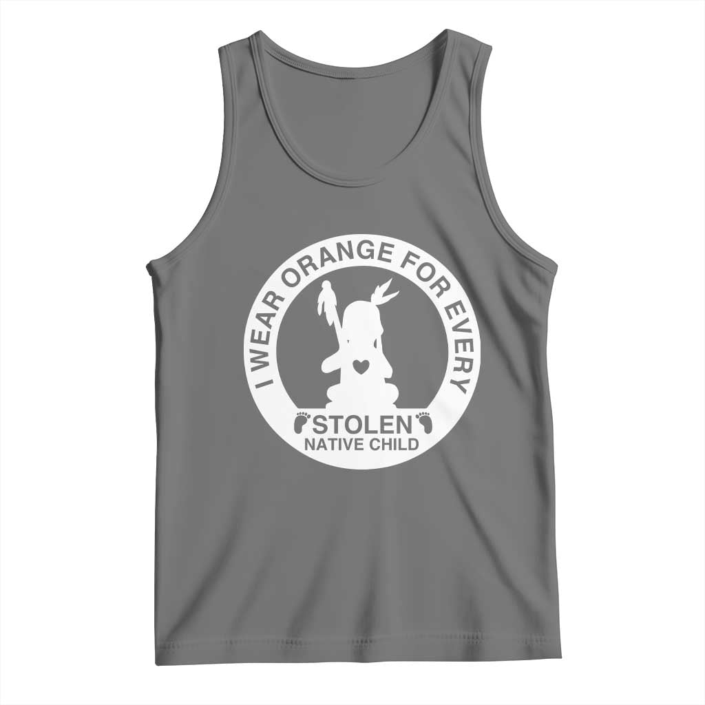 I Wear Orange For Every Stolen American Native Child Tank Top Bring Our Children Home Orange Day - Wonder Print Shop