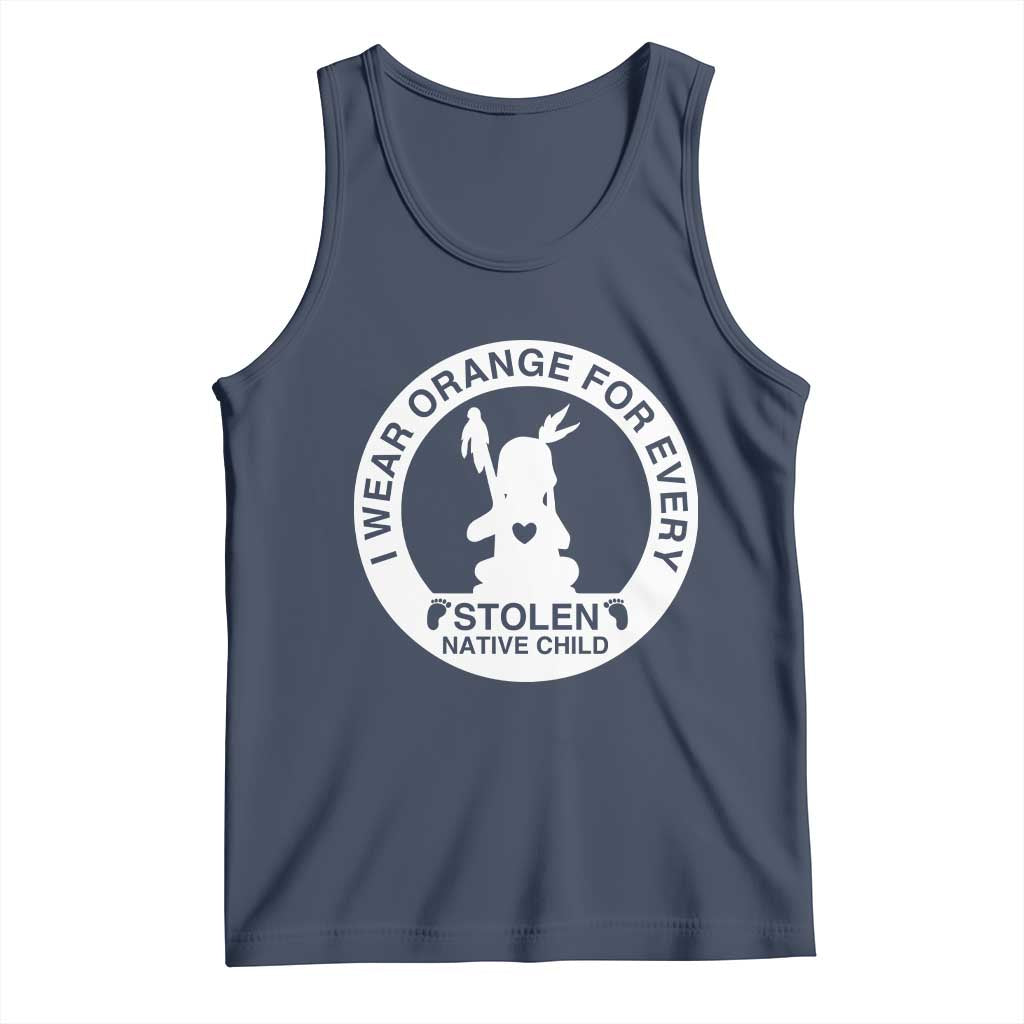 I Wear Orange For Every Stolen American Native Child Tank Top Bring Our Children Home Orange Day - Wonder Print Shop
