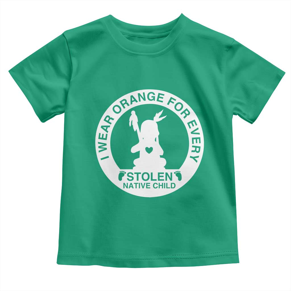 I Wear Orange For Every Stolen American Native Child Toddler T Shirt Bring Our Children Home Orange Day - Wonder Print Shop