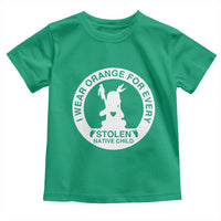 I Wear Orange For Every Stolen American Native Child Toddler T Shirt Bring Our Children Home Orange Day - Wonder Print Shop