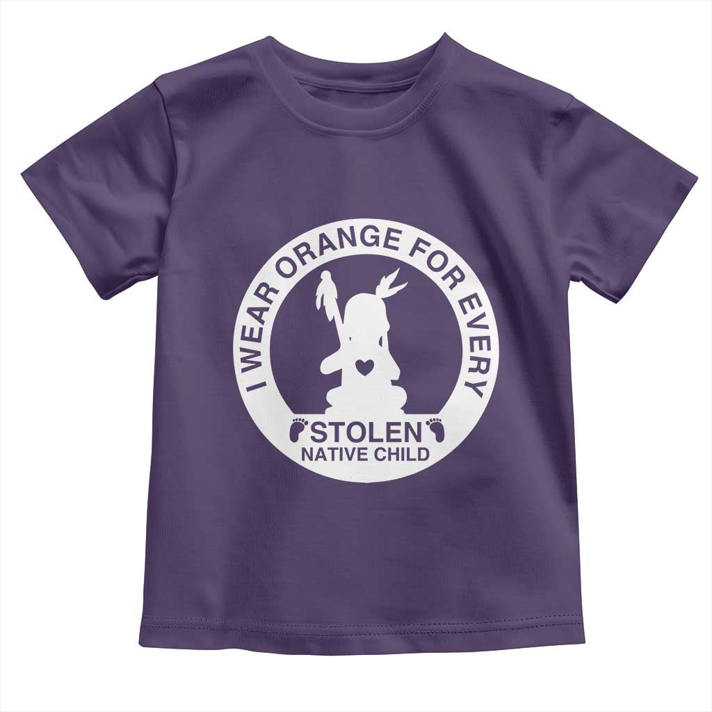 I Wear Orange For Every Stolen American Native Child Toddler T Shirt Bring Our Children Home Orange Day - Wonder Print Shop