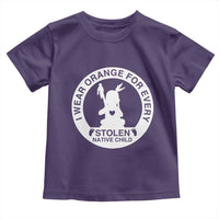 I Wear Orange For Every Stolen American Native Child Toddler T Shirt Bring Our Children Home Orange Day - Wonder Print Shop