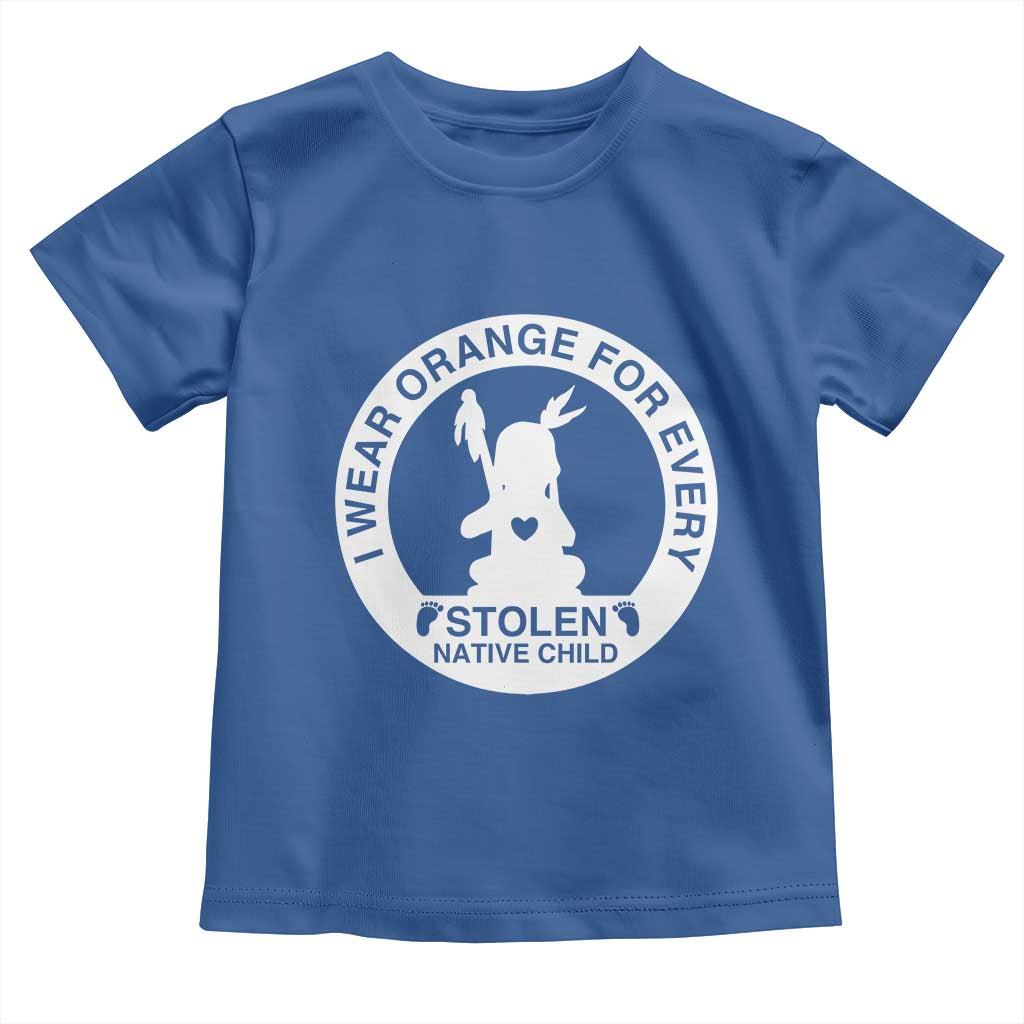 I Wear Orange For Every Stolen American Native Child Toddler T Shirt Bring Our Children Home Orange Day - Wonder Print Shop