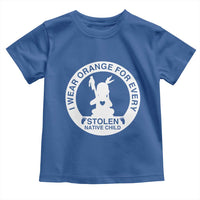 I Wear Orange For Every Stolen American Native Child Toddler T Shirt Bring Our Children Home Orange Day - Wonder Print Shop