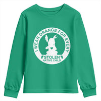 I Wear Orange For Every Stolen American Native Child Youth Sweatshirt Bring Our Children Home Orange Day - Wonder Print Shop