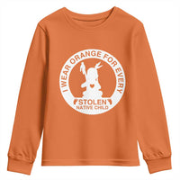 I Wear Orange For Every Stolen American Native Child Youth Sweatshirt Bring Our Children Home Orange Day - Wonder Print Shop