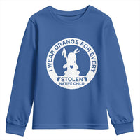 I Wear Orange For Every Stolen American Native Child Youth Sweatshirt Bring Our Children Home Orange Day - Wonder Print Shop