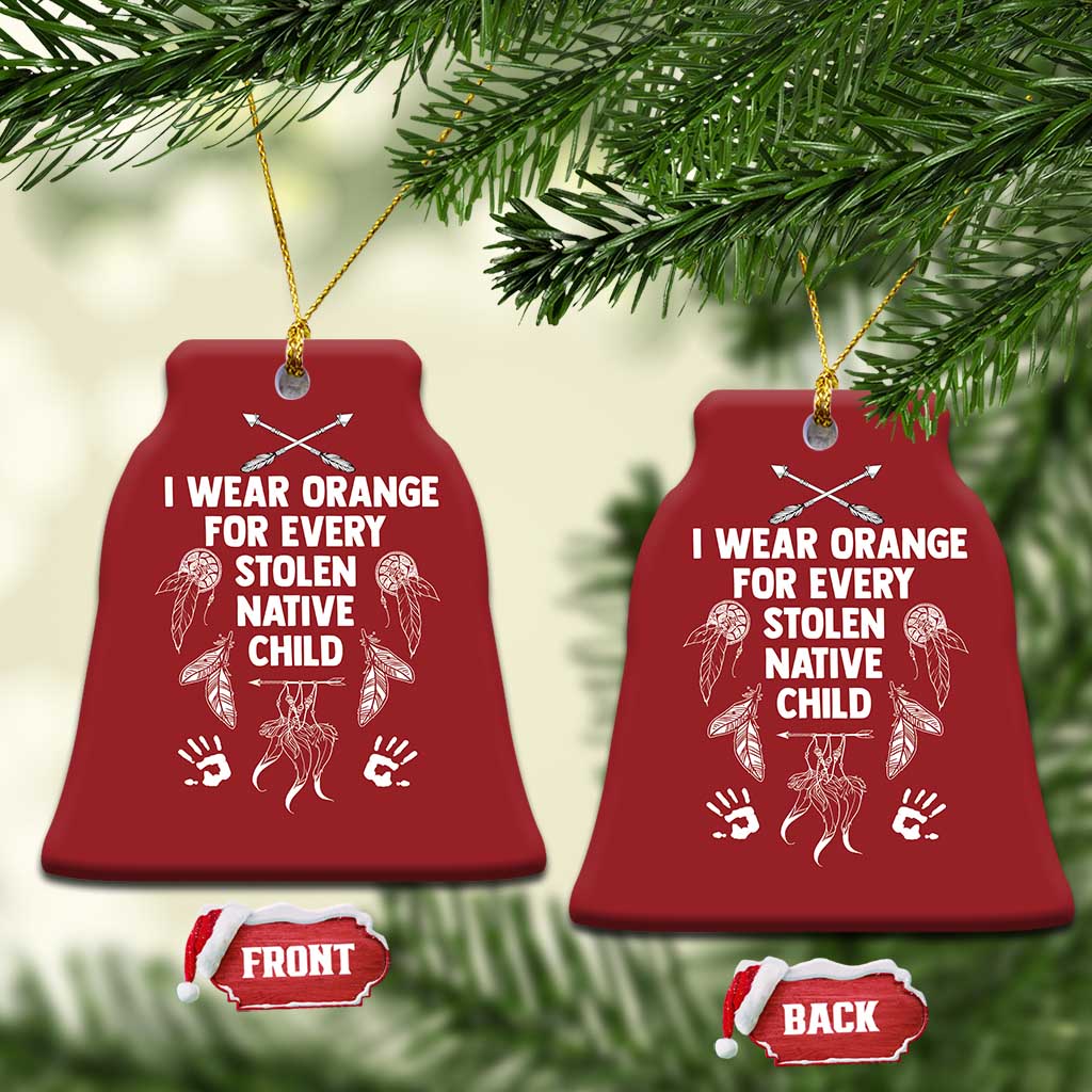 I Wear Orange For Every Stolen American Native Child Christmas Ornament - Wonder Print Shop