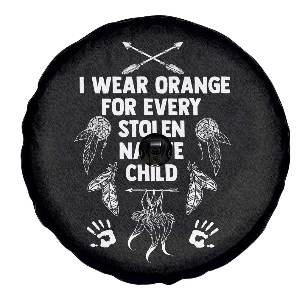 I Wear Orange For Every Stolen American Native Child Spare Tire Cover - Wonder Print Shop