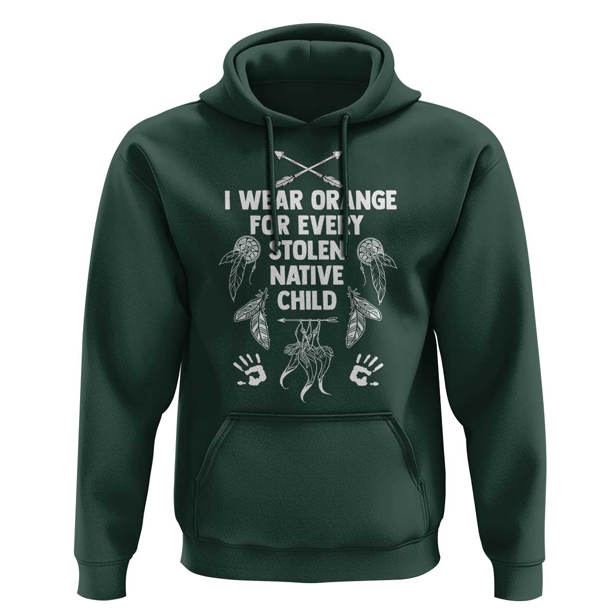 I Wear Orange For Every Stolen American Native Child Hoodie - Wonder Print Shop