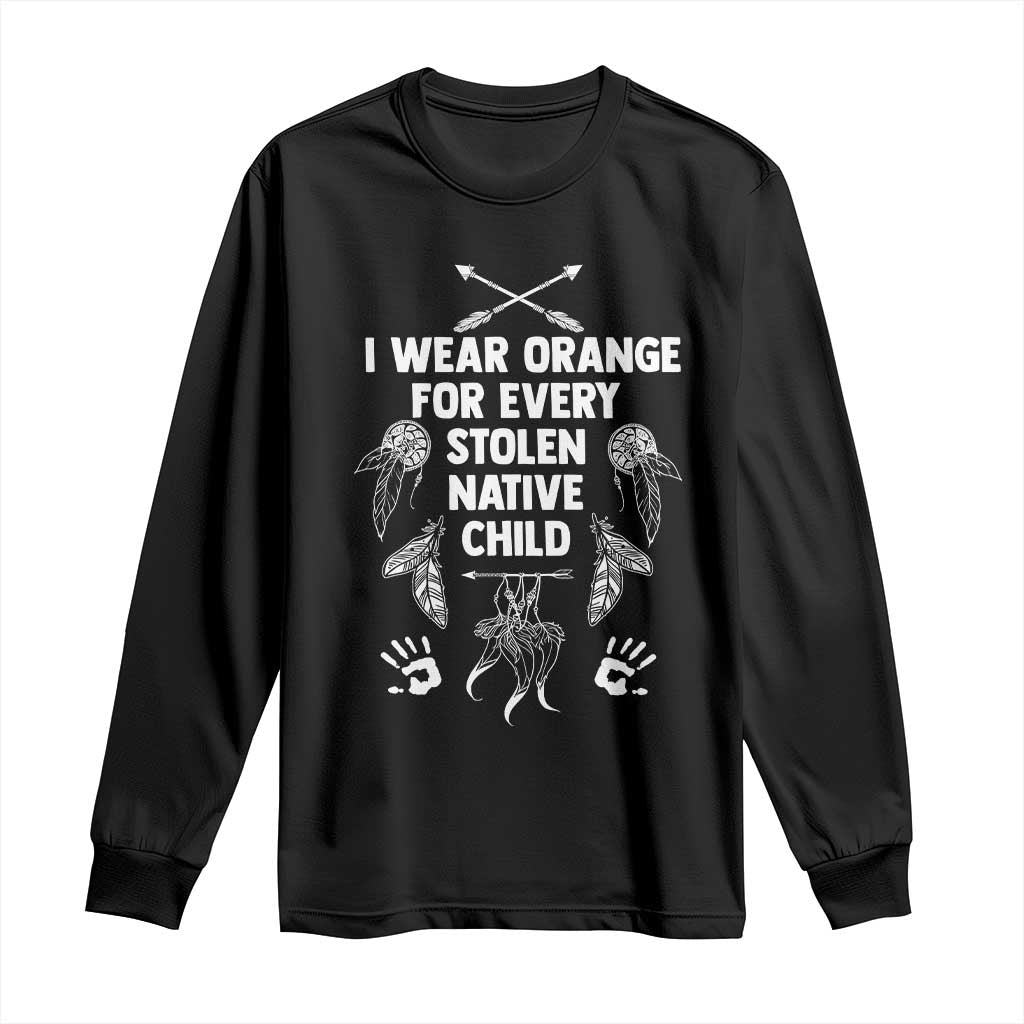 I Wear Orange For Every Stolen American Native Child Long Sleeve Shirt - Wonder Print Shop