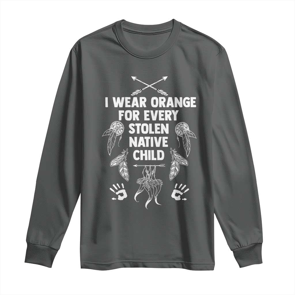 I Wear Orange For Every Stolen American Native Child Long Sleeve Shirt - Wonder Print Shop
