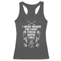 I Wear Orange For Every Stolen American Native Child Racerback Tank Top - Wonder Print Shop