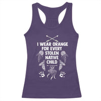 I Wear Orange For Every Stolen American Native Child Racerback Tank Top - Wonder Print Shop