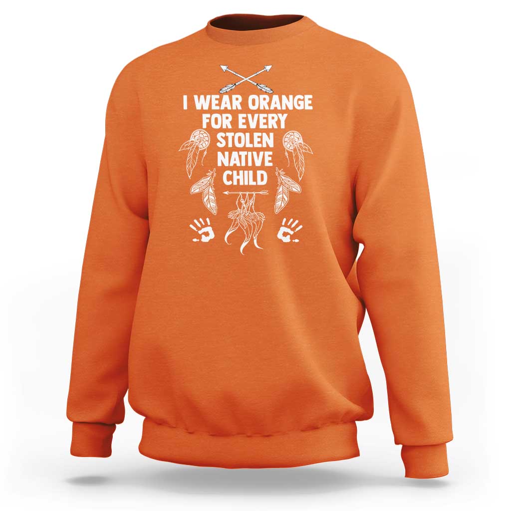 I Wear Orange For Every Stolen American Native Child Sweatshirt - Wonder Print Shop