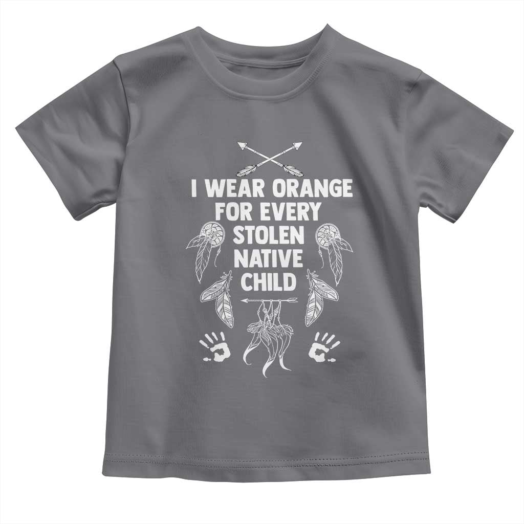 I Wear Orange For Every Stolen American Native Child Toddler T Shirt - Wonder Print Shop