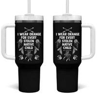I Wear Orange For Every Stolen American Native Child Tumbler With Handle - Wonder Print Shop