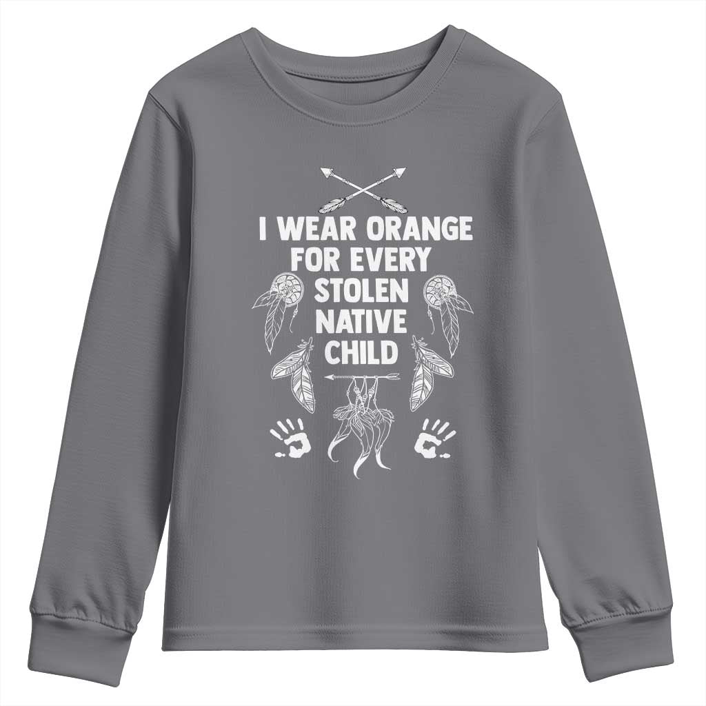 I Wear Orange For Every Stolen American Native Child Youth Sweatshirt - Wonder Print Shop