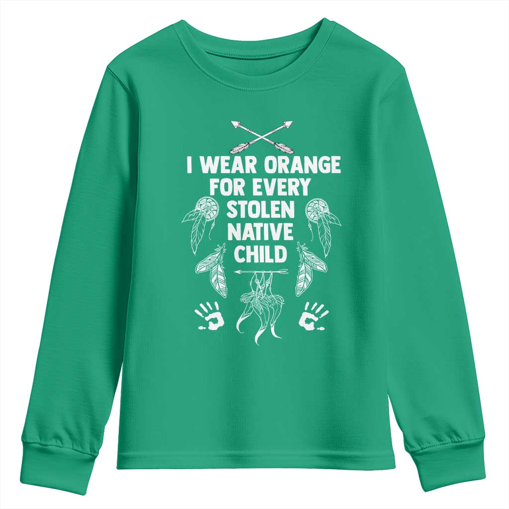 I Wear Orange For Every Stolen American Native Child Youth Sweatshirt - Wonder Print Shop