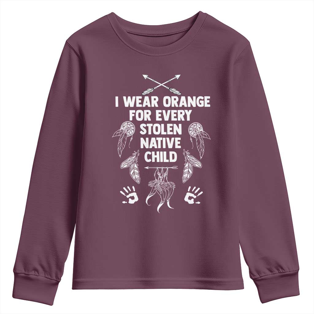 I Wear Orange For Every Stolen American Native Child Youth Sweatshirt - Wonder Print Shop