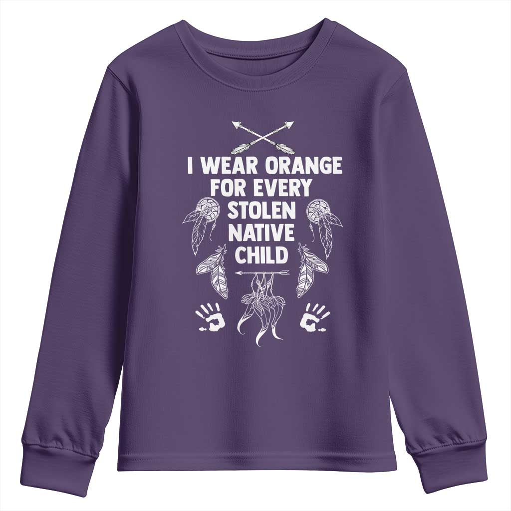 I Wear Orange For Every Stolen American Native Child Youth Sweatshirt - Wonder Print Shop
