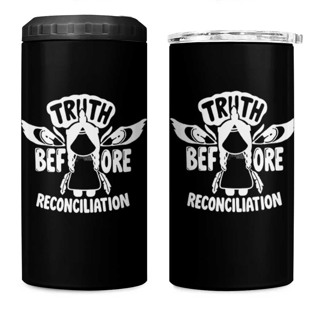 Native American Every Child 4 in 1 Can Cooler Tumbler Truth Before Reconciliation - Wonder Print Shop