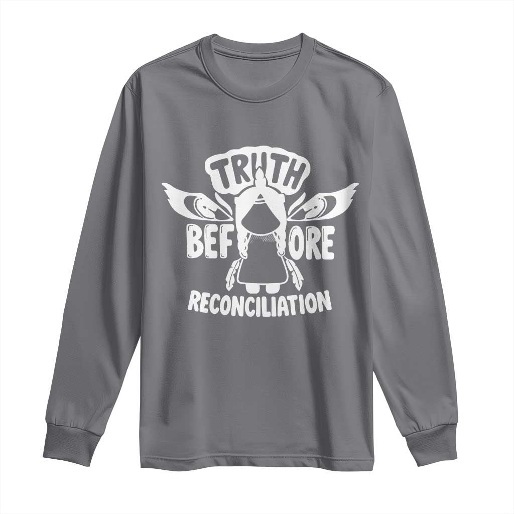 Native American Every Child Long Sleeve Shirt Truth Before Reconciliation - Wonder Print Shop