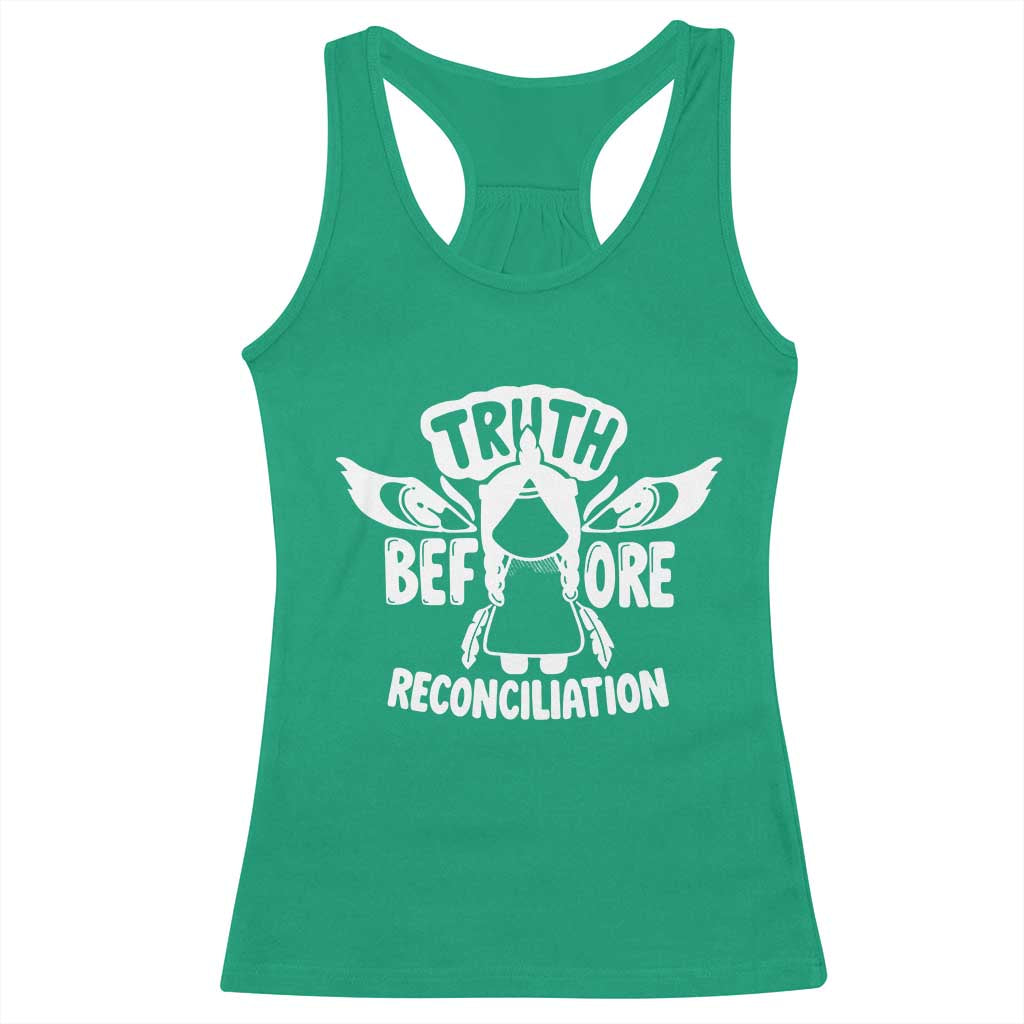 Native American Every Child Racerback Tank Top Truth Before Reconciliation - Wonder Print Shop