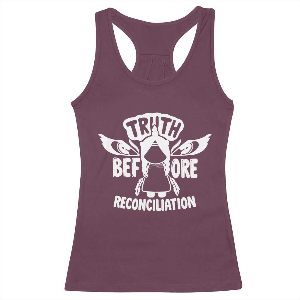 Native American Every Child Racerback Tank Top Truth Before Reconciliation - Wonder Print Shop