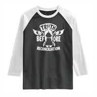 Native American Every Child Raglan Shirt Truth Before Reconciliation - Wonder Print Shop