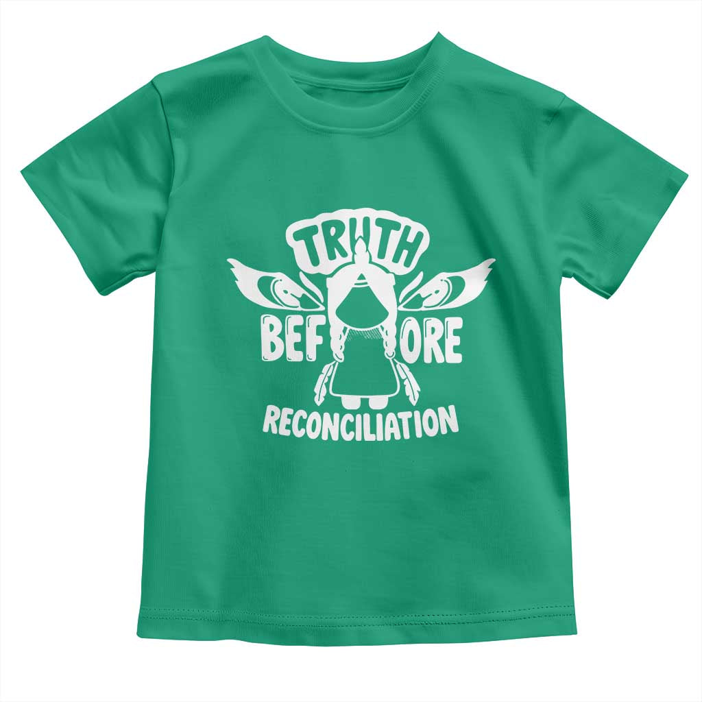 Native American Every Child Toddler T Shirt Truth Before Reconciliation - Wonder Print Shop