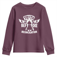 Native American Every Child Youth Sweatshirt Truth Before Reconciliation - Wonder Print Shop