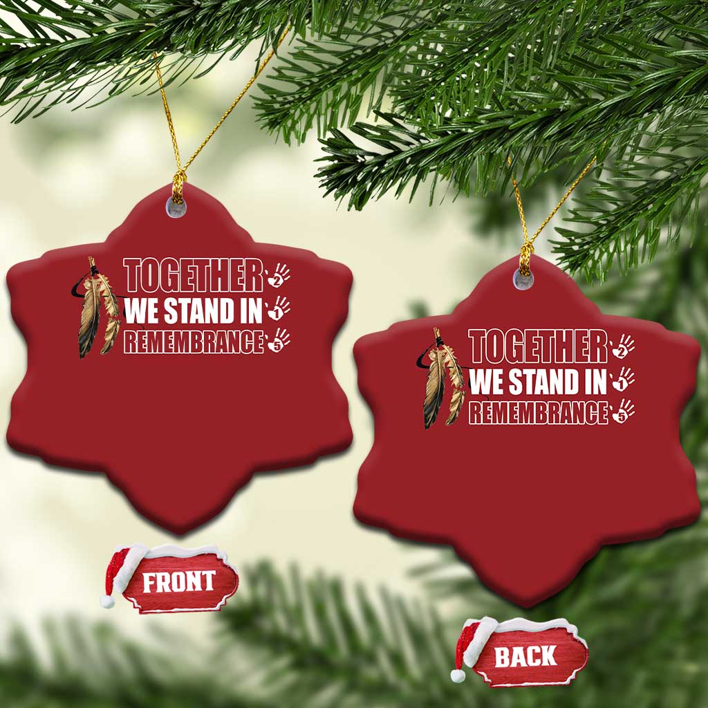 Native American Every Child Christmas Ornament Together We Stand in Remembrance 215 Stolen Children - Wonder Print Shop