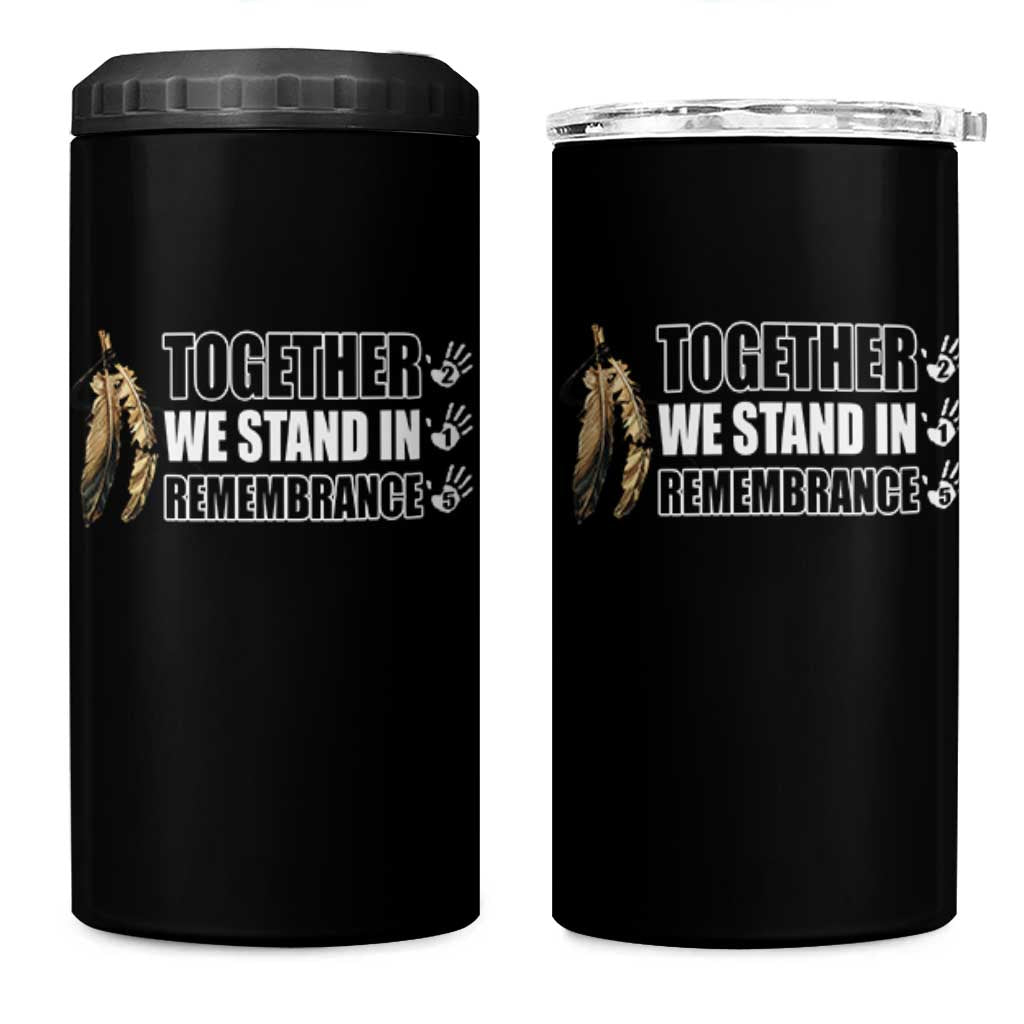 Native American Every Child 4 in 1 Can Cooler Tumbler Together We Stand in Remembrance 215 Stolen Children - Wonder Print Shop