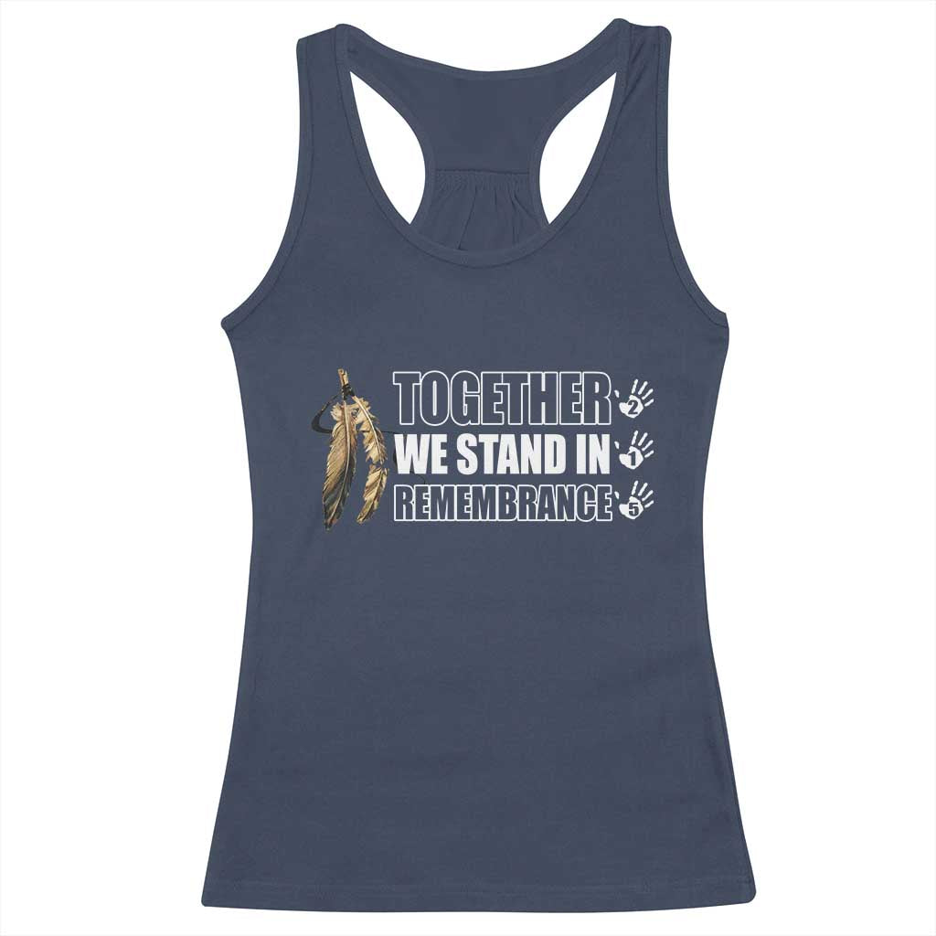 Native American Every Child Racerback Tank Top Together We Stand in Remembrance 215 Stolen Children - Wonder Print Shop