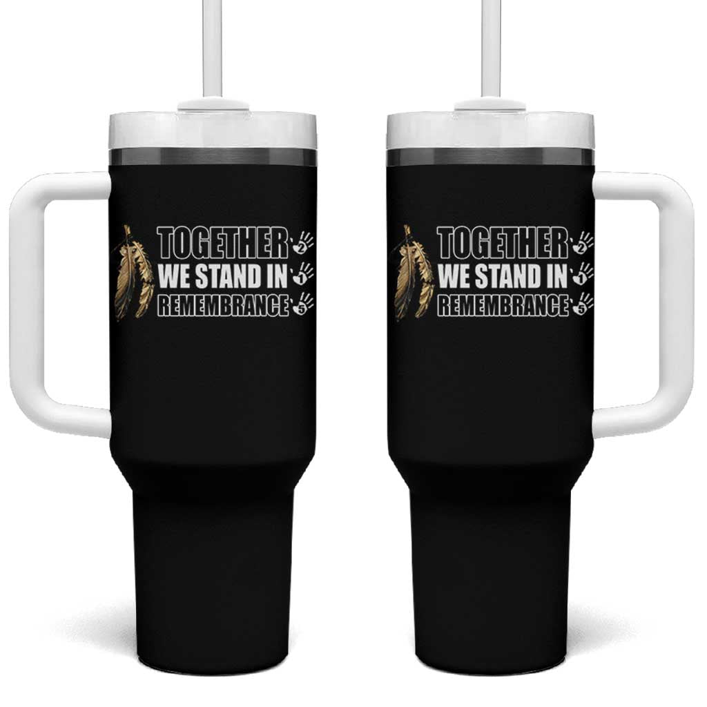 Native American Every Child Tumbler With Handle Together We Stand in Remembrance 215 Stolen Children - Wonder Print Shop
