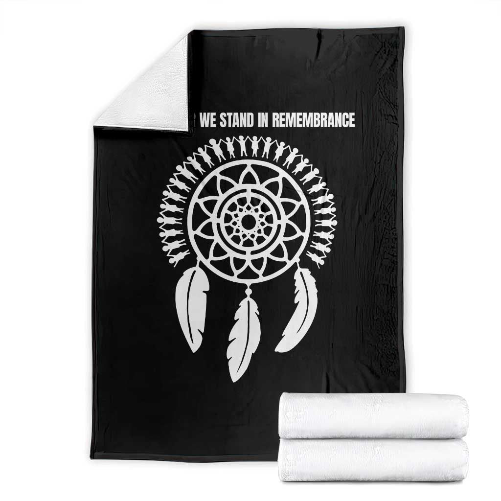 Native American Every Child Throw Blanket Together We Stand in Remembrance - Wonder Print Shop