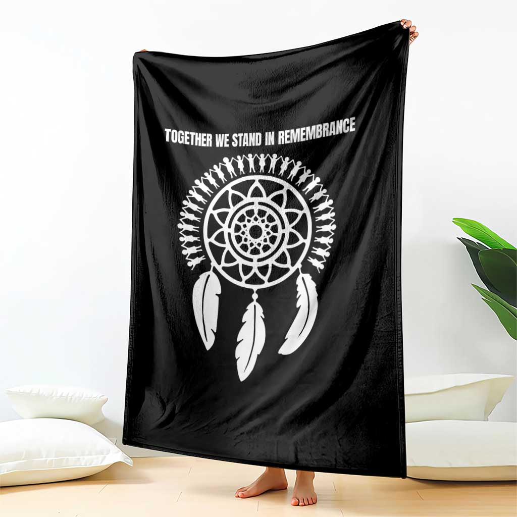 Native American Every Child Throw Blanket Together We Stand in Remembrance - Wonder Print Shop