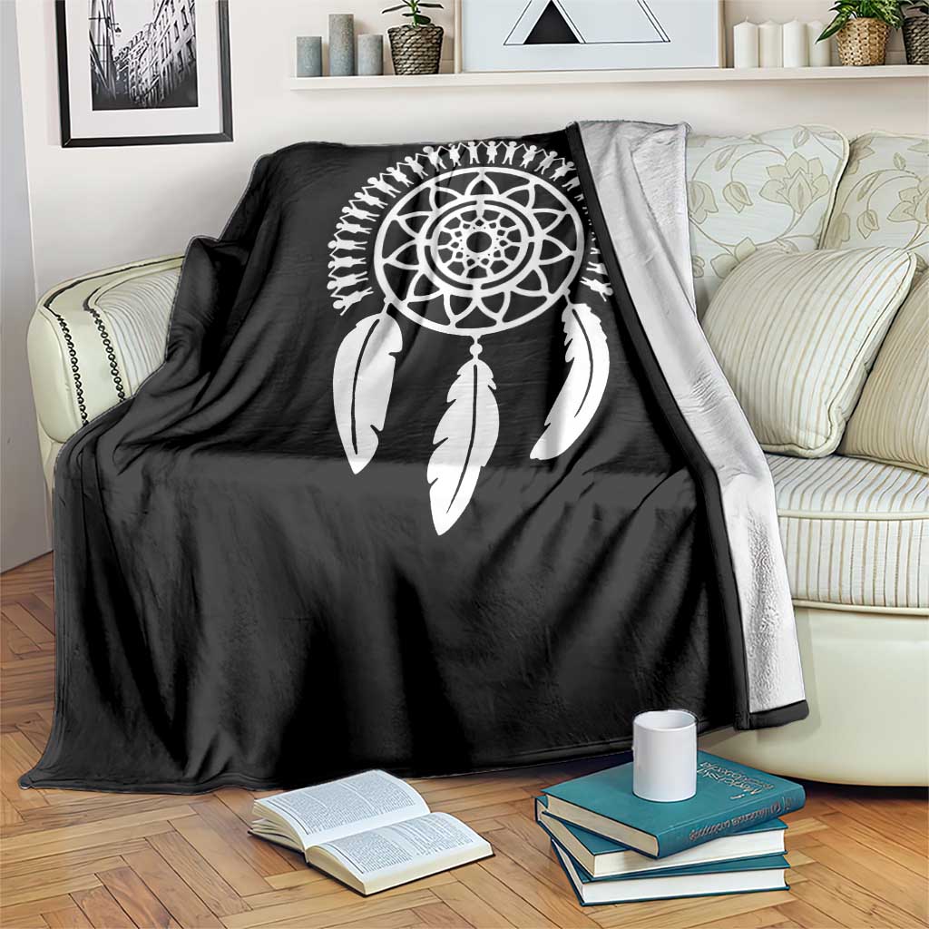 Native American Every Child Throw Blanket Together We Stand in Remembrance - Wonder Print Shop