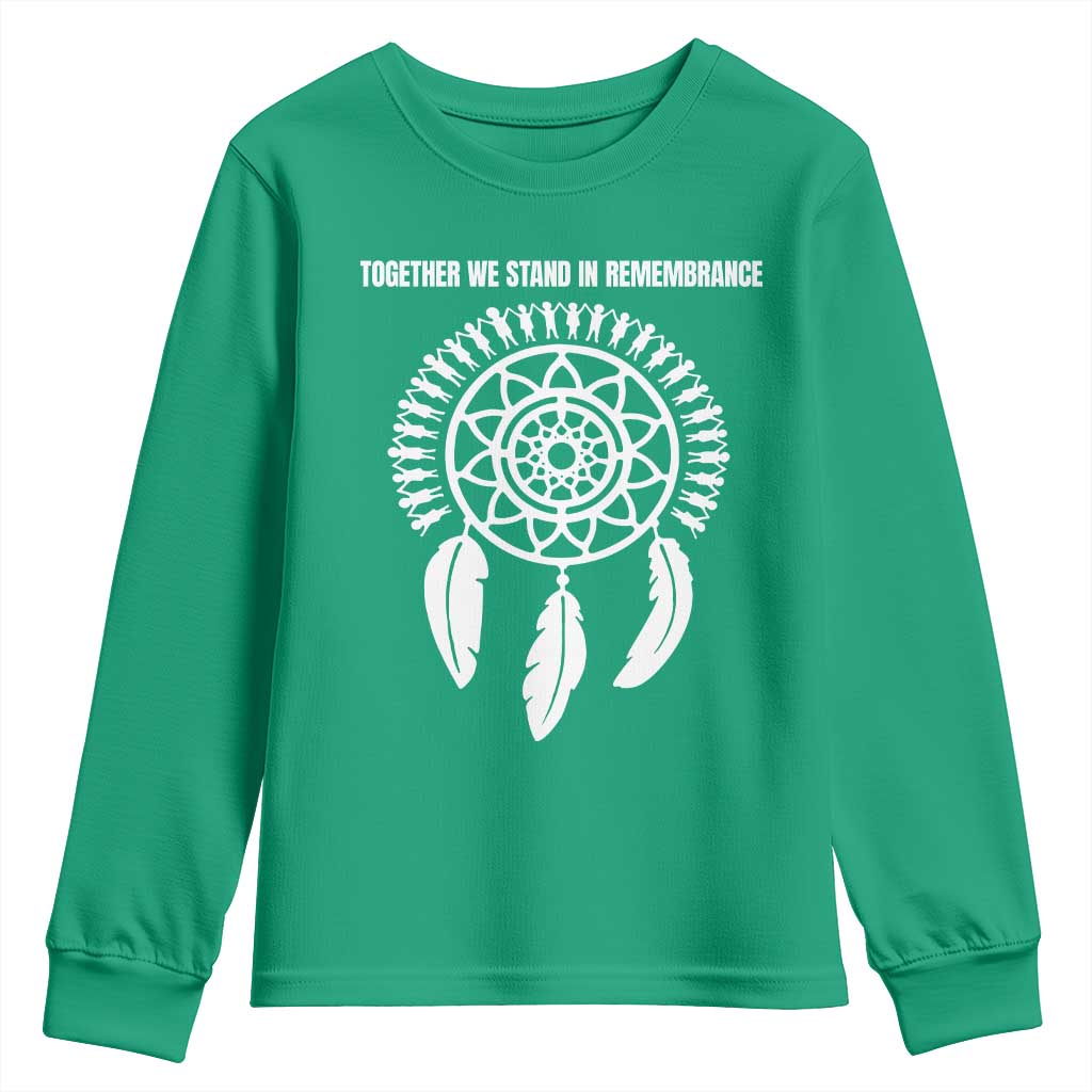 Native American Every Child Youth Sweatshirt Together We Stand in Remembrance - Wonder Print Shop