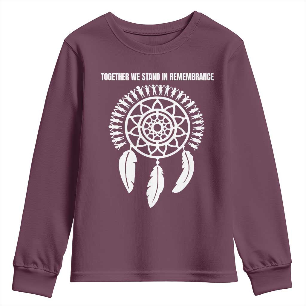 Native American Every Child Youth Sweatshirt Together We Stand in Remembrance - Wonder Print Shop
