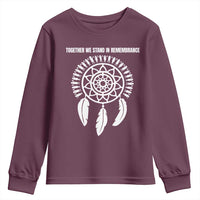 Native American Every Child Youth Sweatshirt Together We Stand in Remembrance - Wonder Print Shop