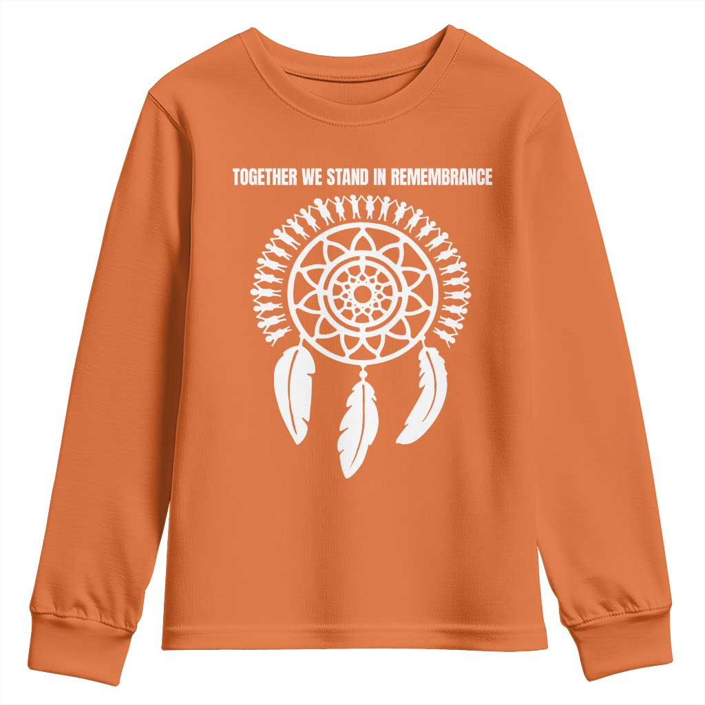 Native American Every Child Youth Sweatshirt Together We Stand in Remembrance - Wonder Print Shop