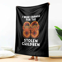 I Wear Orange For Every Stolen American Native Child Throw Blanket Orange Day - Wonder Print Shop