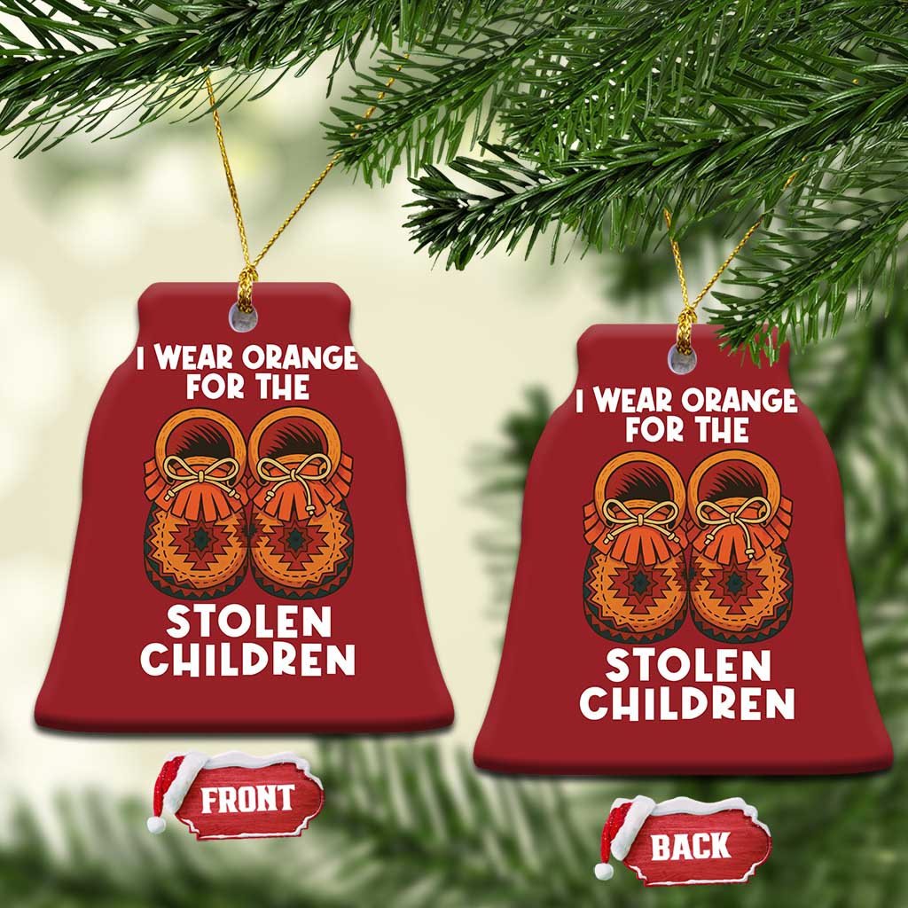 I Wear Orange For Every Stolen American Native Child Christmas Ornament Orange Day - Wonder Print Shop
