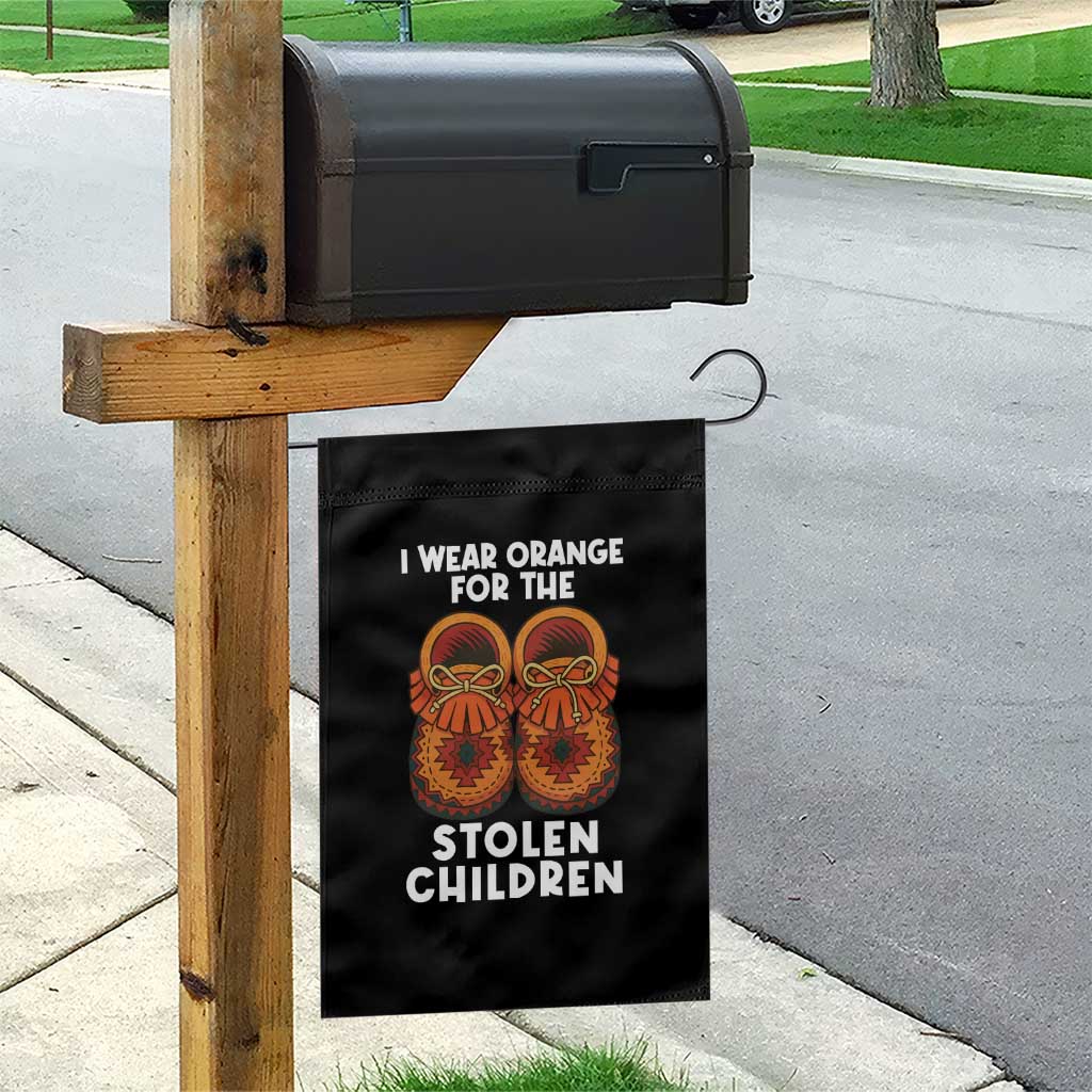 I Wear Orange For Every Stolen American Native Child Garden Flag Orange Day - Wonder Print Shop