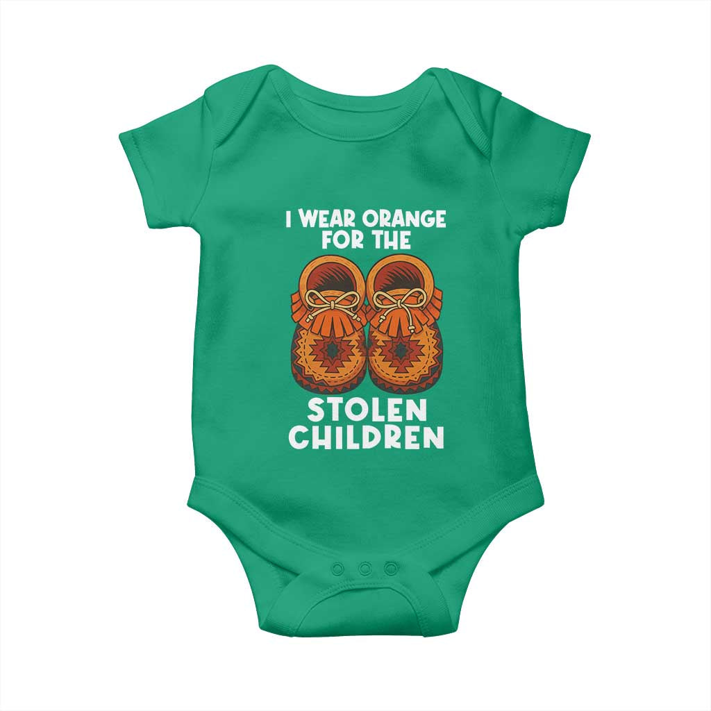 I Wear Orange For Every Stolen American Native Child Baby Onesie Orange Day - Wonder Print Shop