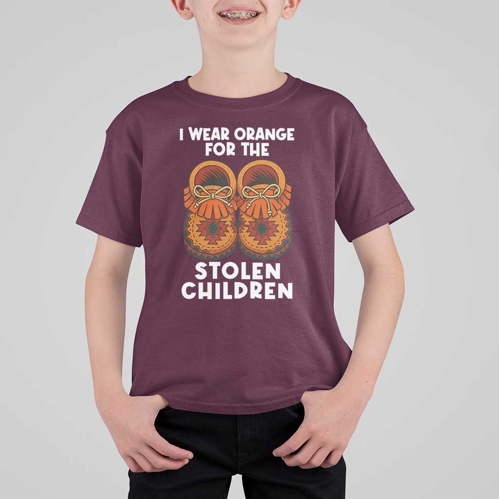 I Wear Orange For Every Stolen American Native Child T Shirt For Kid Orange Day - Wonder Print Shop